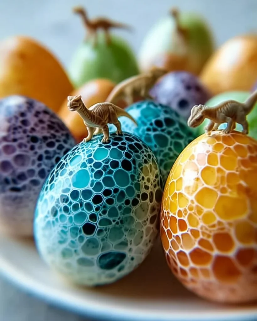 Baking soda dinosaur eggs recipe for kids