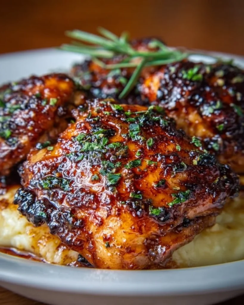 Delicious Chipotle Honey Chicken Thighs with a sweet and spicy glaze