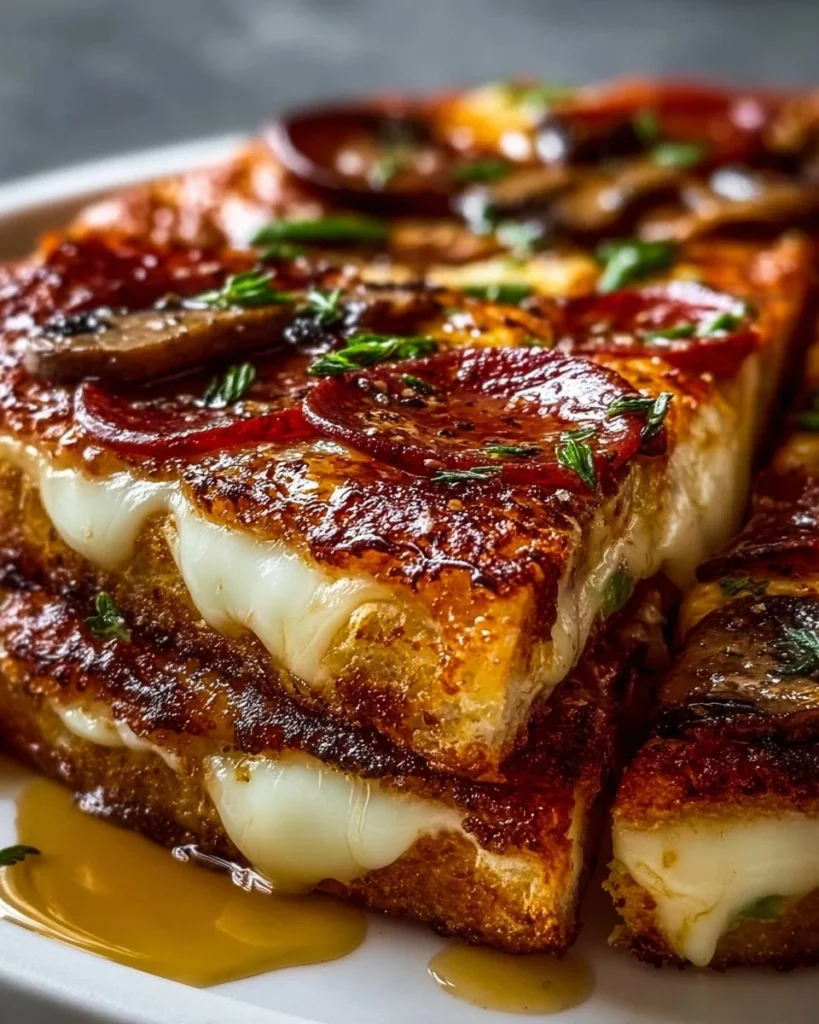 Crunchy crispy snack pizza topped with fresh ingredients and melted cheese