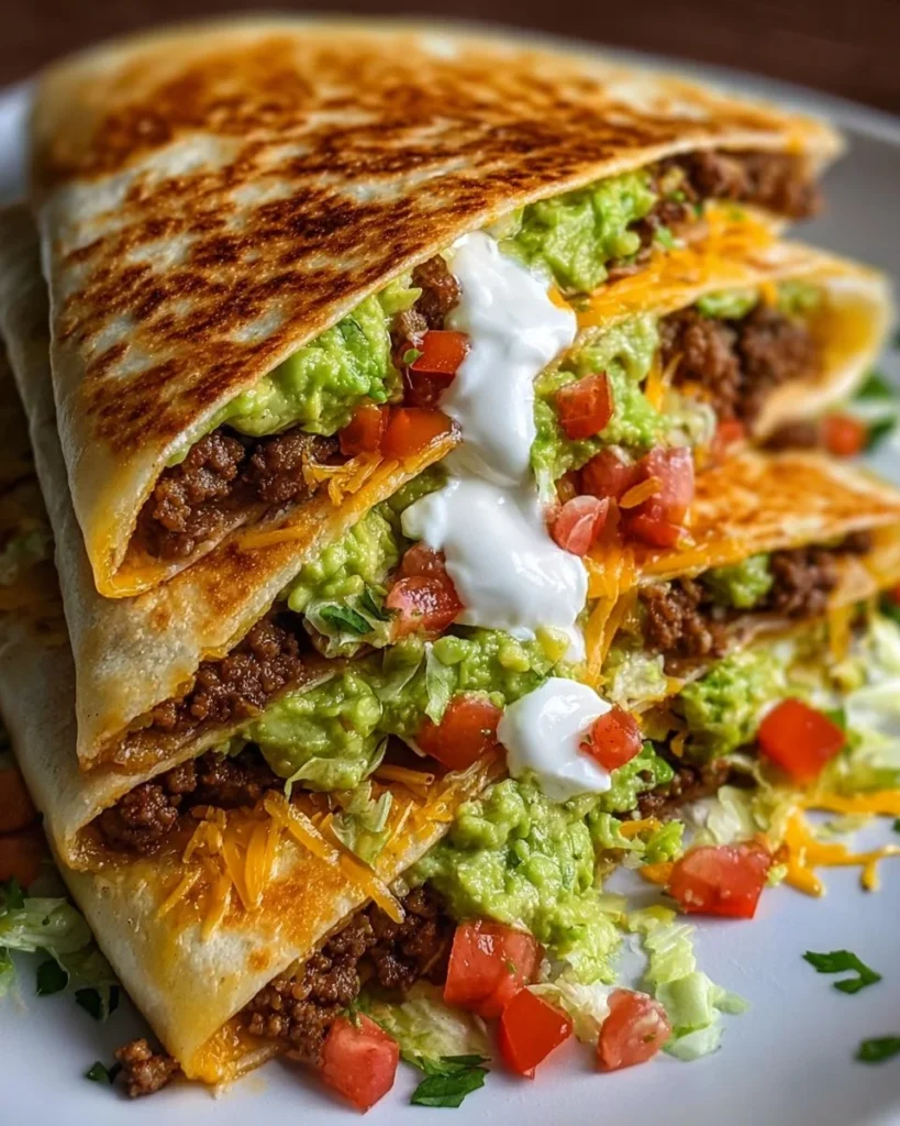 Healthy Keto Crunchwrap with low carb ingredients for a nutritious meal