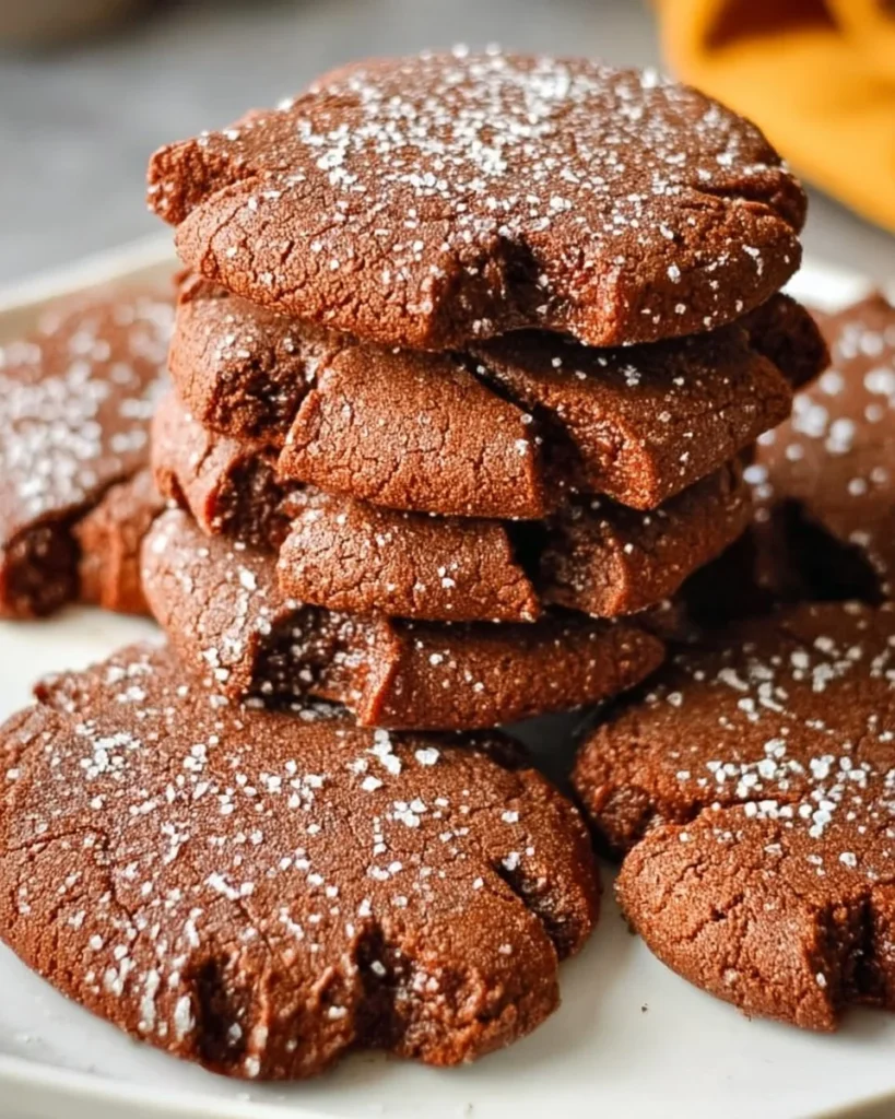 Delicious Mexican hot chocolate cookies with rich chocolate and spices